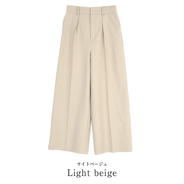 ウールブレンドワンタックワイドパンツ【UR’S ユアーズ】 | titivate | 詳細画像2 