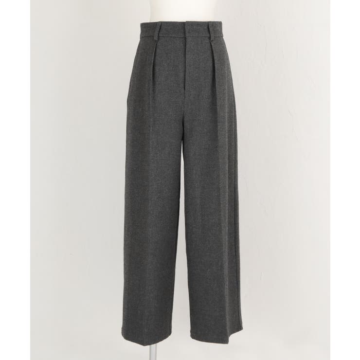 ウールブレンドワンタックワイドパンツ【UR’S ユアーズ】 | titivate | 詳細画像5 