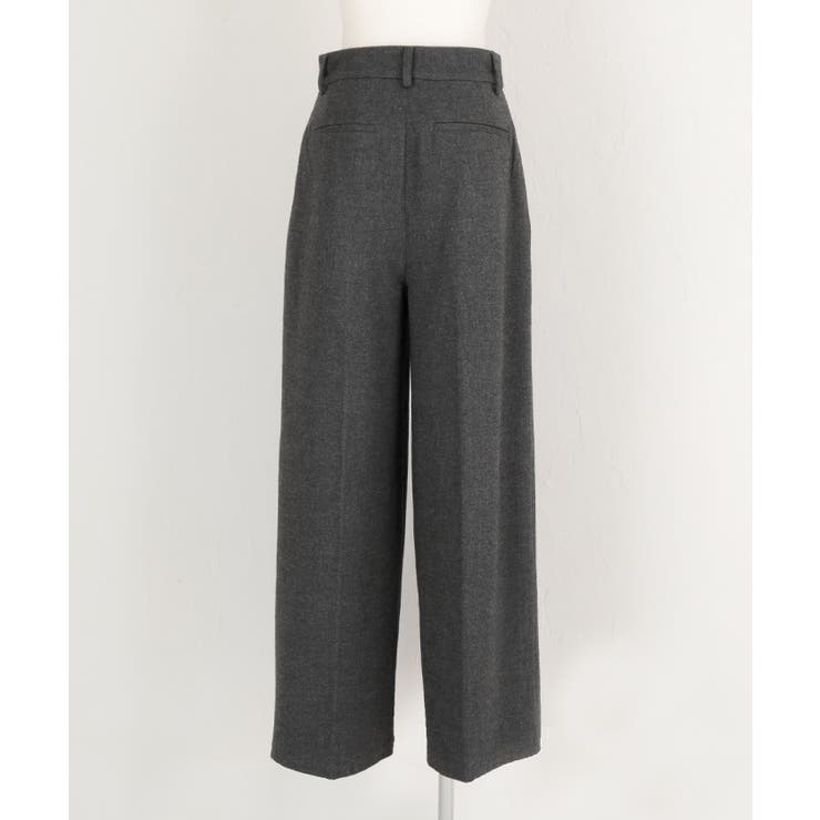 ウールブレンドワンタックワイドパンツ【UR’S ユアーズ】 | titivate | 詳細画像7 