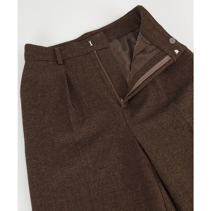 ウールブレンドワンタックワイドパンツ【UR’S ユアーズ】 | titivate | 詳細画像8 