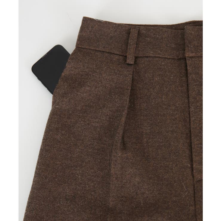 ウールブレンドワンタックワイドパンツ【UR’S ユアーズ】 | titivate | 詳細画像9 