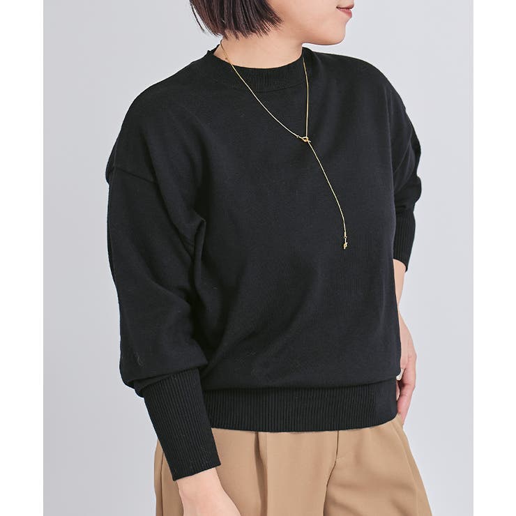 コットンウールブレンドクルーネックニット【UR’S ユアーズ】 | titivate | 詳細画像13 