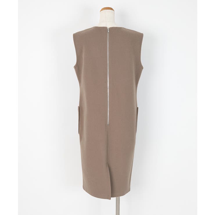 ウールライクキーネックIラインワンピース ワンピース レディース | titivate | 詳細画像7 