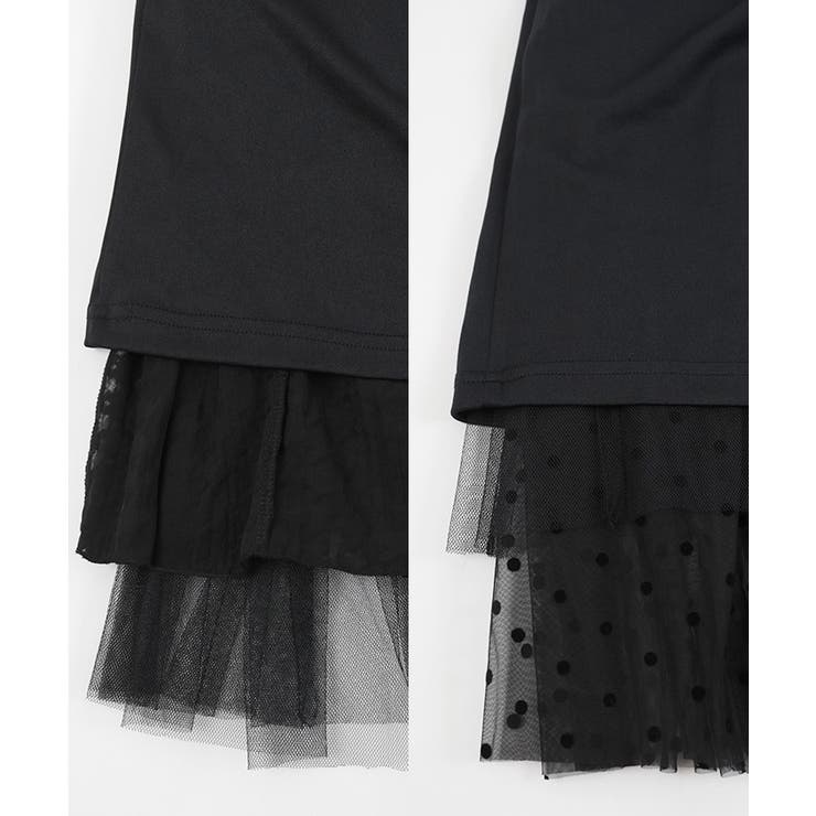 フロッキーチュールティアードスカート ボトムス レディース | titivate | 詳細画像11 