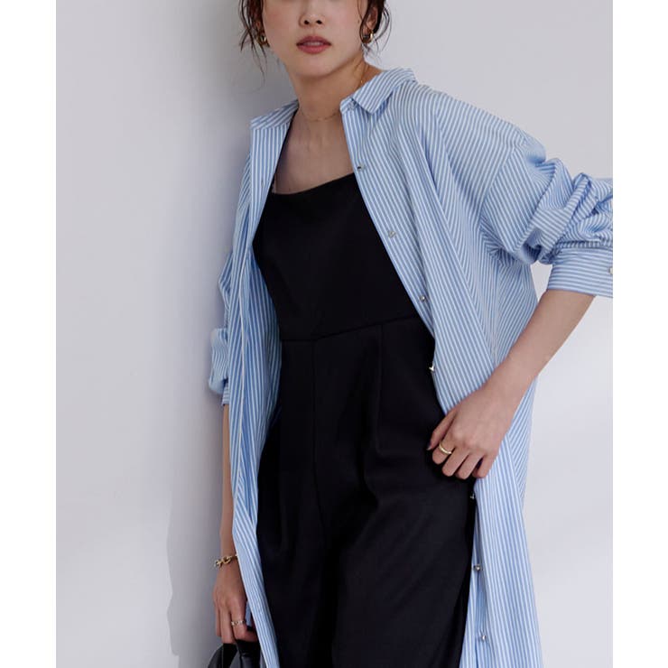 TICCA（ティッカ）の「【TICCA】ウールノーカラーシャツドレス