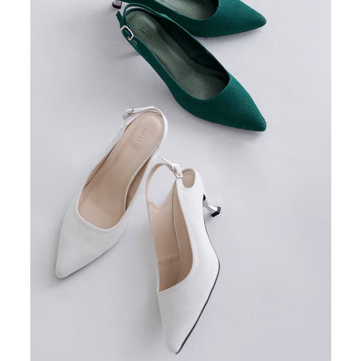 メタルヒールスリングバックパンプス シューズ レディース | titivate | 詳細画像16 