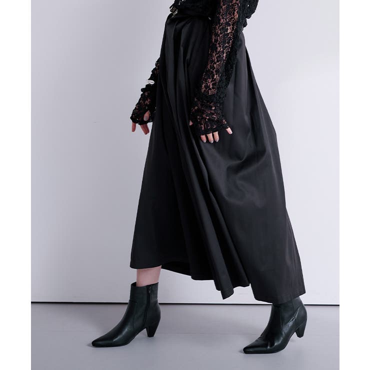 6 5cmヒールポインテッドトゥショートブーツ シューズ | titivate | 詳細画像16 