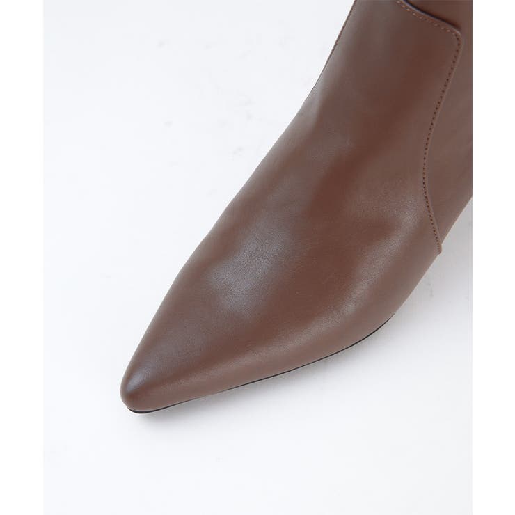 6 5cmヒールポインテッドトゥショートブーツ シューズ | titivate | 詳細画像5 