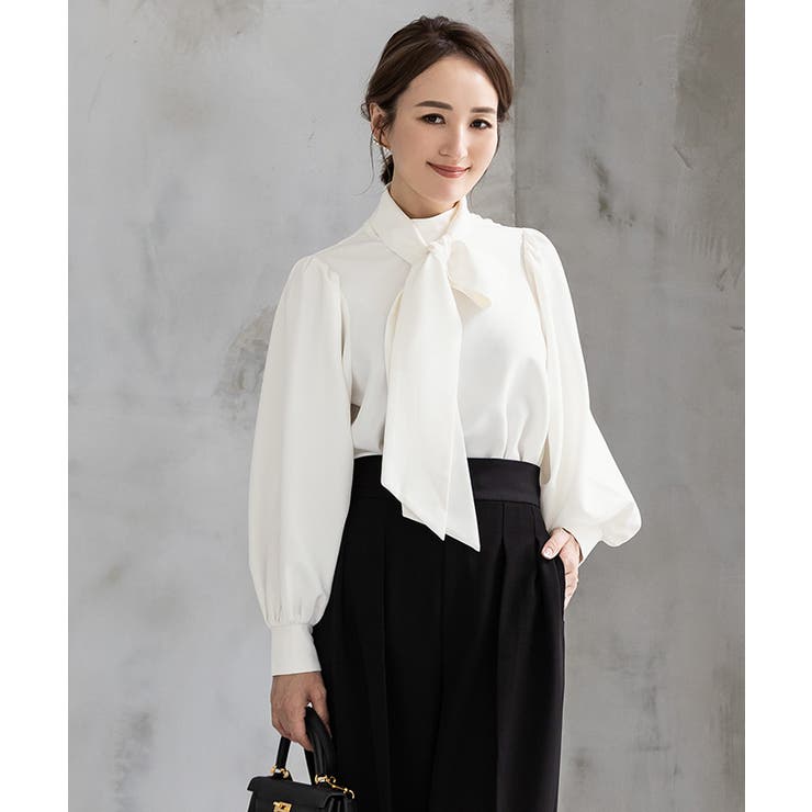 2wayボリュームスリーブボウタイブラウス【UR’S ユアーズ】【セレモニー】 | titivate | 詳細画像13 