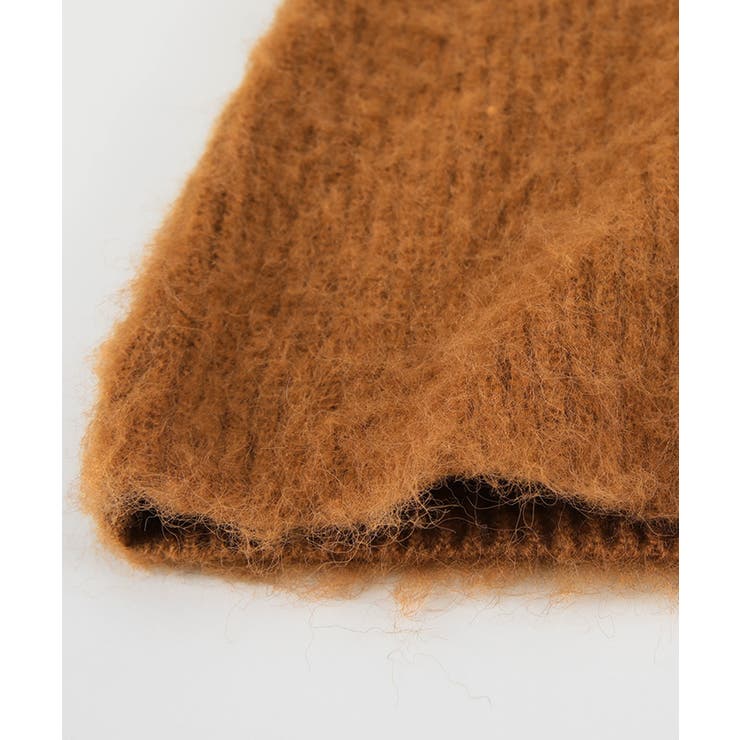 ウールブレンドラウンドスリーブニット トップス レディース | titivate | 詳細画像6 