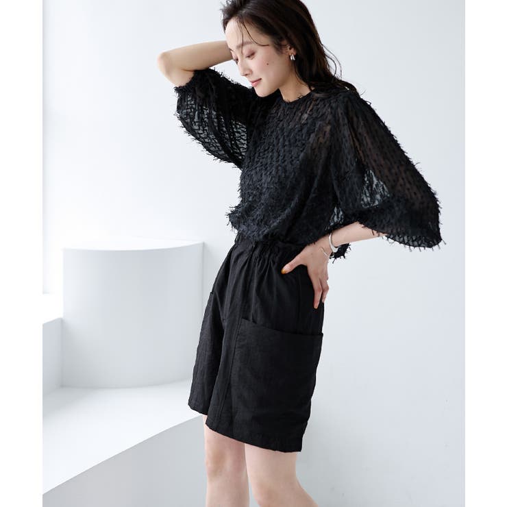 レーヨンスラブシャーリングハーフパンツ【UR’S ユアーズ】 | titivate | 詳細画像13 