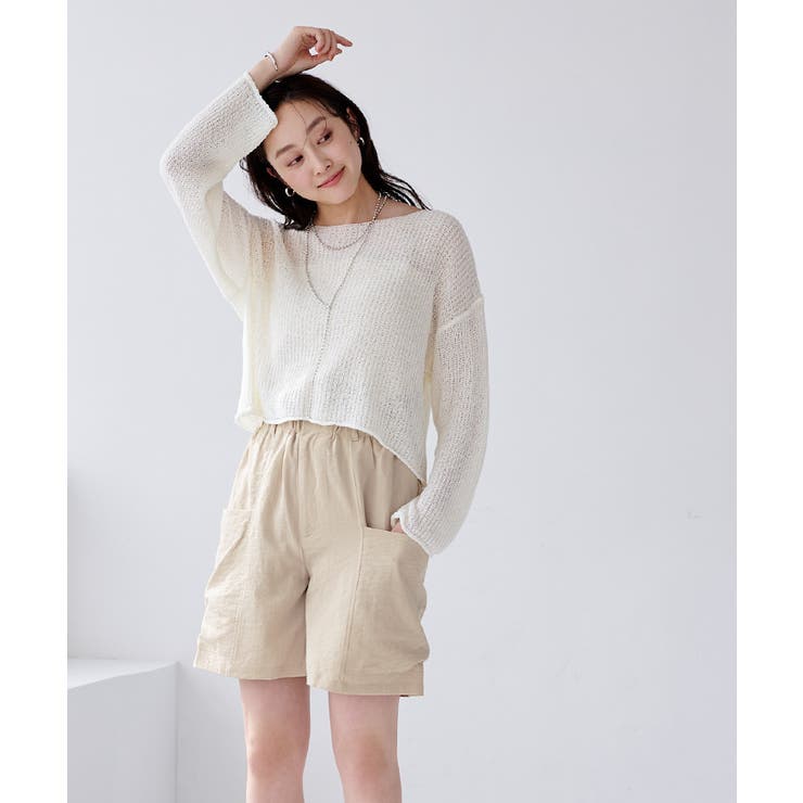 レーヨンスラブシャーリングハーフパンツ【UR’S ユアーズ】 | titivate | 詳細画像16 