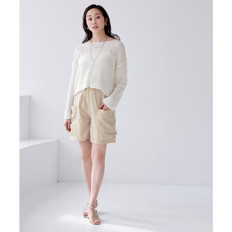 レーヨンスラブシャーリングハーフパンツ【UR’S ユアーズ】 | titivate | 詳細画像18 