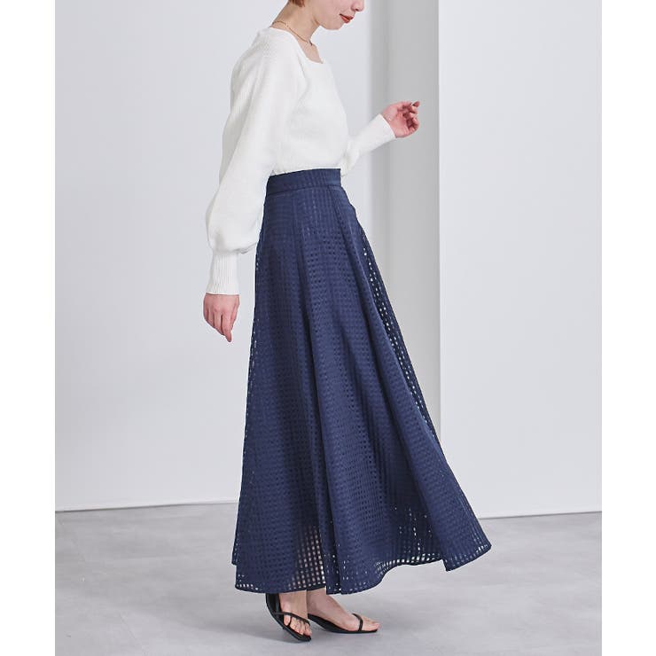 ボリュームスリーブスクエアネックニット トップス レディース | titivate | 詳細画像14 