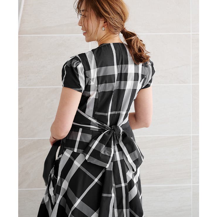 パフスリーブカシュクールフレアワンピース【UR’S ユアーズ】 | titivate | 詳細画像14 