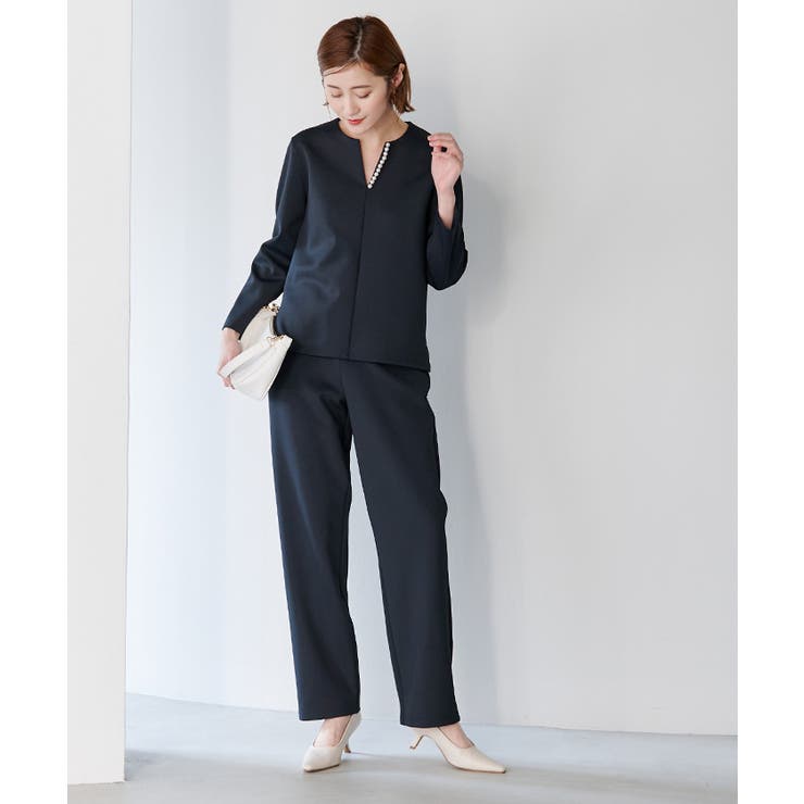 パール付キーネックトップス トップス レディース | titivate | 詳細画像14 