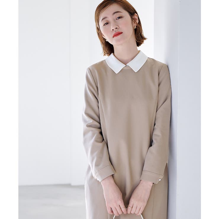 襟付Iラインワンピース ワンピース レディース | titivate | 詳細画像13 