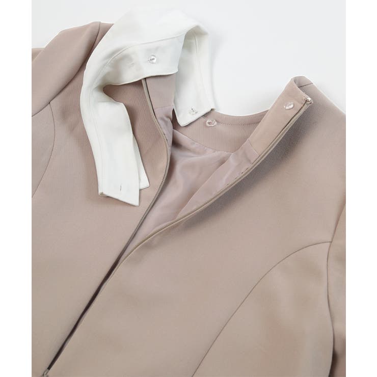 襟付Iラインワンピース ワンピース レディース | titivate | 詳細画像10 