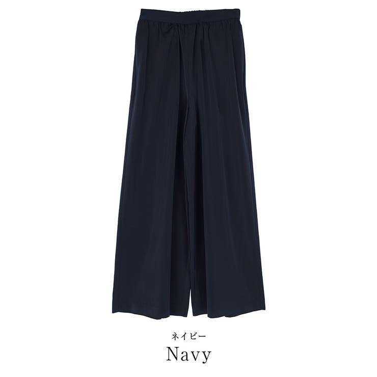 サテンギャザーワイドパンツ【UR’S ユアーズ】 | titivate | 詳細画像4 