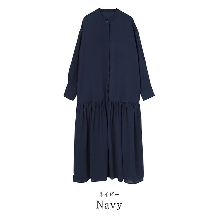 バンドカラーティアードワンピース ワンピース レディース | titivate | 詳細画像2 