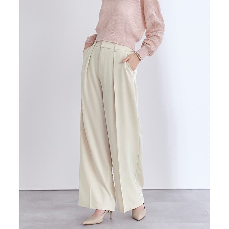 ワンタックハイウエストワイドパンツ【UR’S ユアーズ】 | titivate | 詳細画像22 