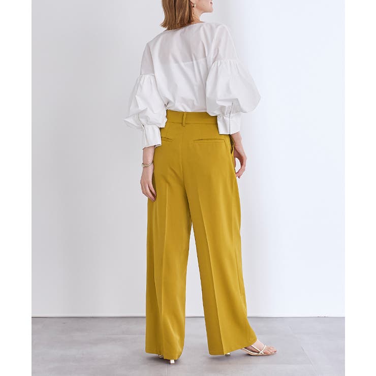 ワンタックハイウエストワイドパンツ【UR’S ユアーズ】 | titivate | 詳細画像4 