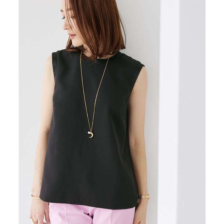 Theory ブラック ノースリーブ トップス ESSENTIAL SUMMER TOPS | Theory luxe（セオリーリュクス）公式
