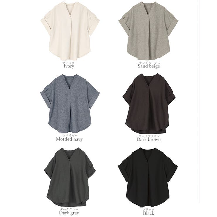 リネンライクワイドスリーブスキッパーシャツ【UR’S ユアーズ】 | titivate | 詳細画像14 