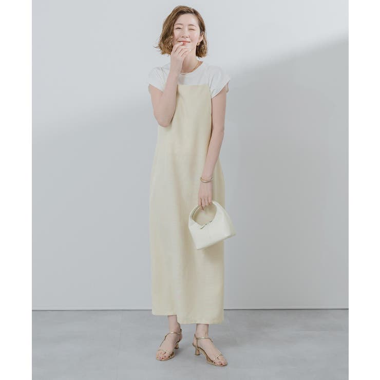 plage（プラージュ）の「Linen Iライン ワンピース（ワンピース