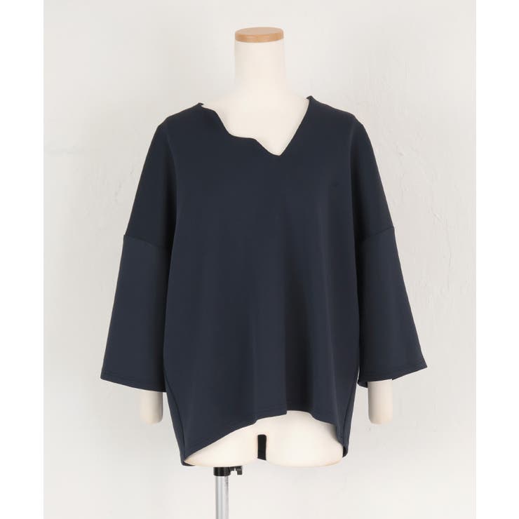 ボンディングデザインネックオーバーサイズトップス【UR’S ユアーズ】 | titivate | 詳細画像7 