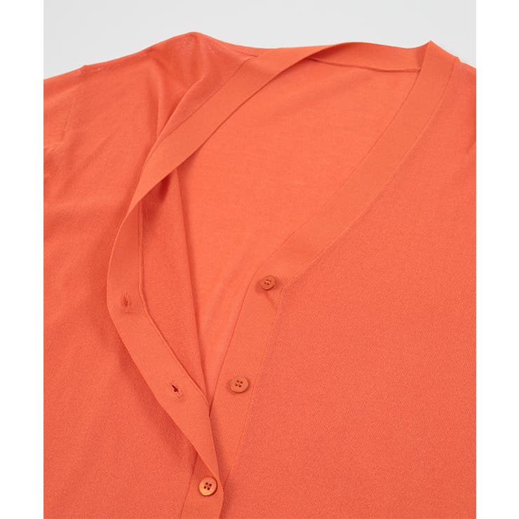 シアーVネックオーバーサイズニットカーディガン トップス レディース | titivate | 詳細画像9 