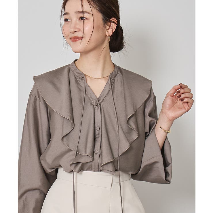 ラッフルデザインブラウス【UR’S ユアーズ】 | titivate | 詳細画像5 