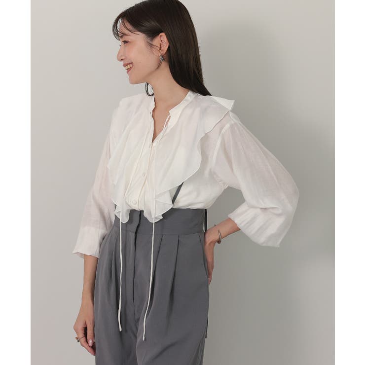 ラッフルデザインブラウス【UR’S ユアーズ】 | titivate | 詳細画像8 