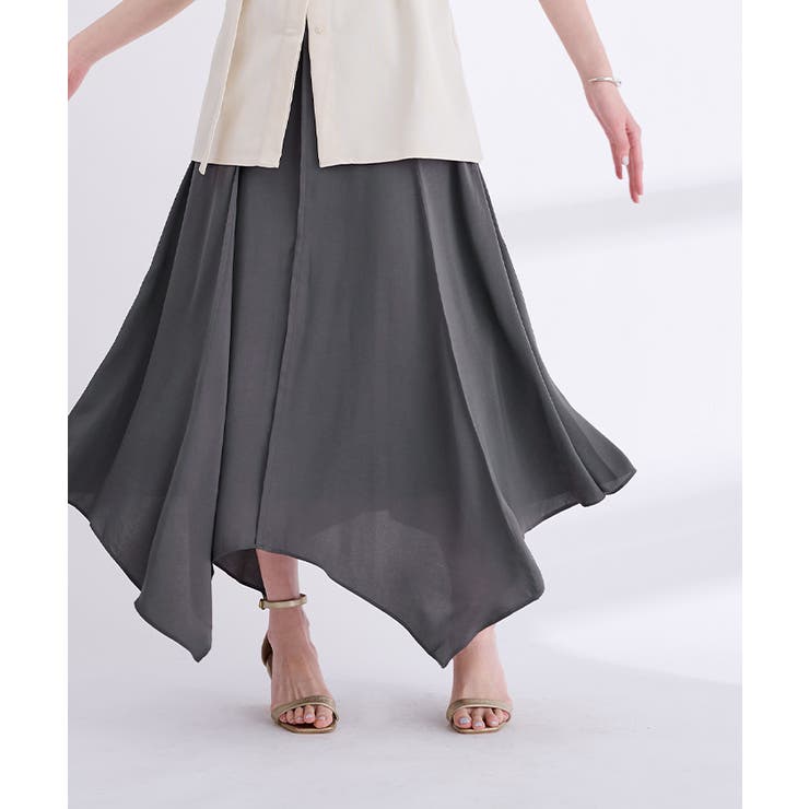 イレギュラーヘムピンタックフレアスカート【UR’S ユアーズ】 | titivate | 詳細画像21 