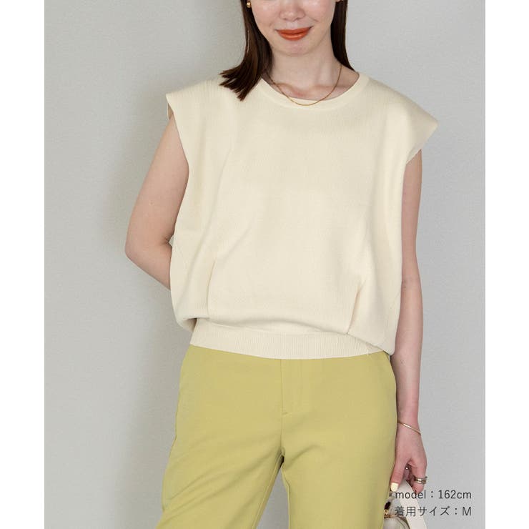 クルーネッククロップドタックニット【UR’S ユアーズ】 | titivate | 詳細画像21 