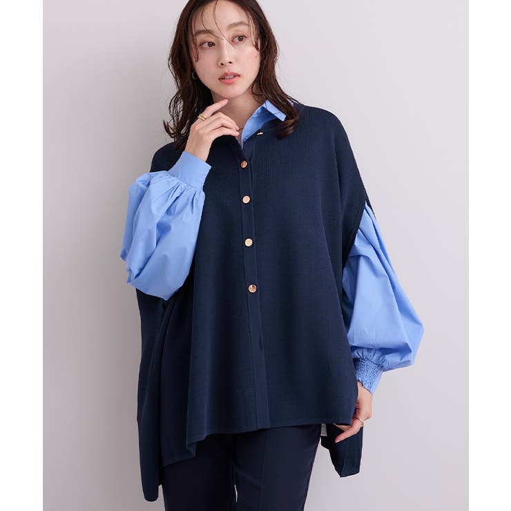 ゴールド釦ケープニットカーディガン【UR’S ユアーズ】 | titivate | 詳細画像28