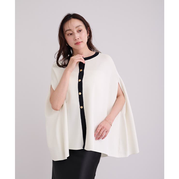 ゴールド釦ケープニットカーディガン【UR’S ユアーズ】 | titivate | 詳細画像31