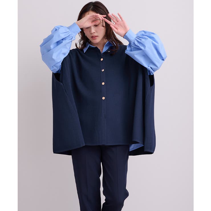 ゴールド釦ケープニットカーディガン【UR’S ユアーズ】 | titivate | 詳細画像8