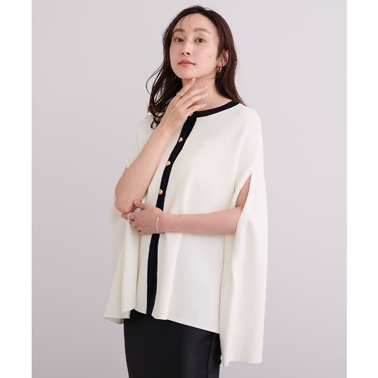 ゴールド釦ケープニットカーディガン【UR’S ユアーズ】 | titivate | 詳細画像14