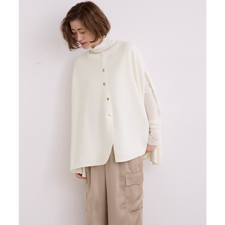 ゴールド釦ケープニットカーディガン【UR’S ユアーズ】 | titivate | 詳細画像18