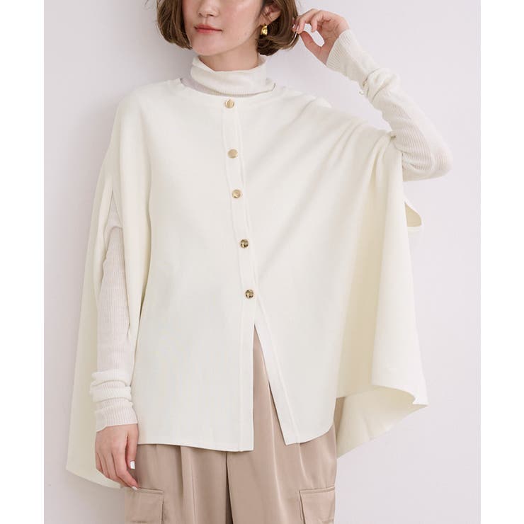 ゴールド釦ケープニットカーディガン【UR’S ユアーズ】 | titivate | 詳細画像19