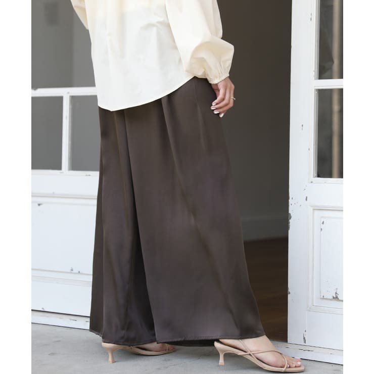 サテンイージードレープパンツ【UR’S ユアーズ】 | titivate | 詳細画像23 