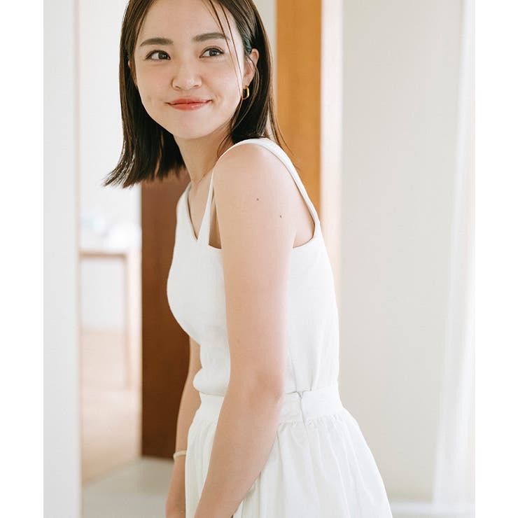 カップ付アシンメトリーデザインタンクトップ【UR’S ユアーズ】 | titivate | 詳細画像19 