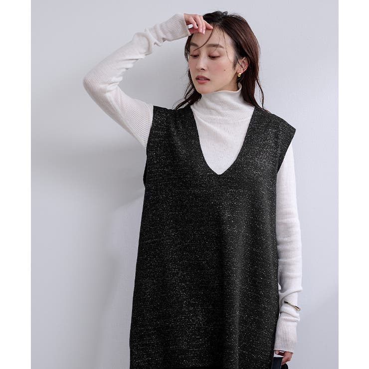 ミラノリブニットラメワンピース【UR’S ユアーズ】 | titivate | 詳細画像16 