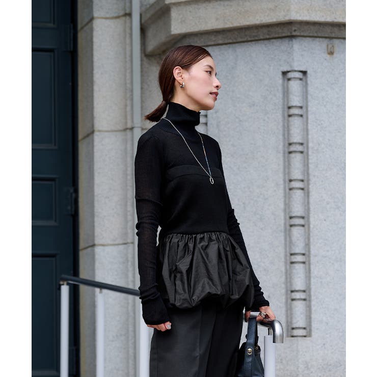 裾バルーンニットビスチェ【UR’S ユアーズ】 | titivate | 詳細画像15 