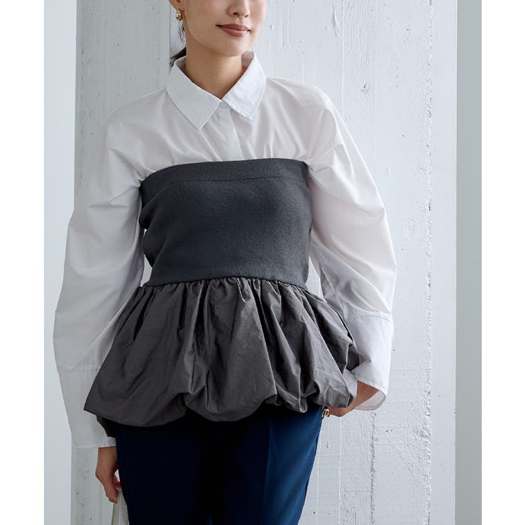 裾バルーンニットビスチェ【UR’S ユアーズ】 | titivate | 詳細画像18 