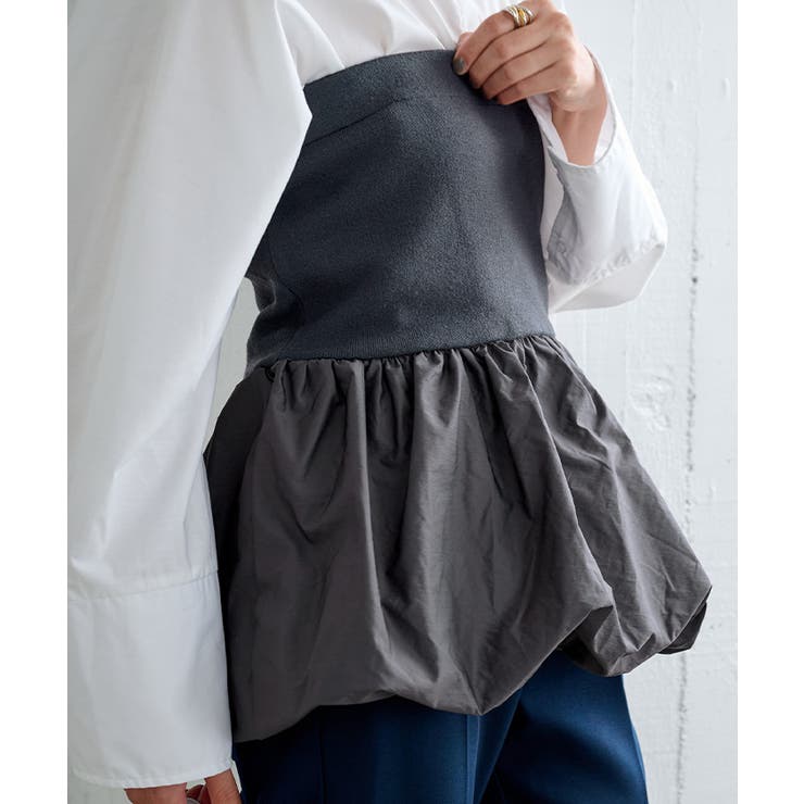 裾バルーンニットビスチェ【UR’S ユアーズ】 | titivate | 詳細画像19 