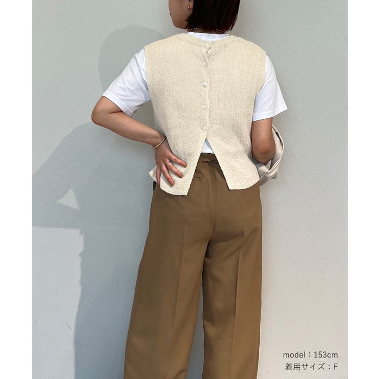バックデザインノースリーブニット【UR’S ユアーズ】 | titivate | 詳細画像19 
