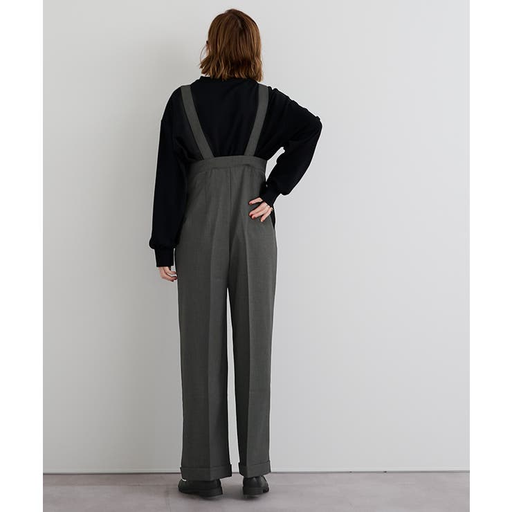 センタープレスダブルサロペットパンツ【UR'S ユアーズ】[品番