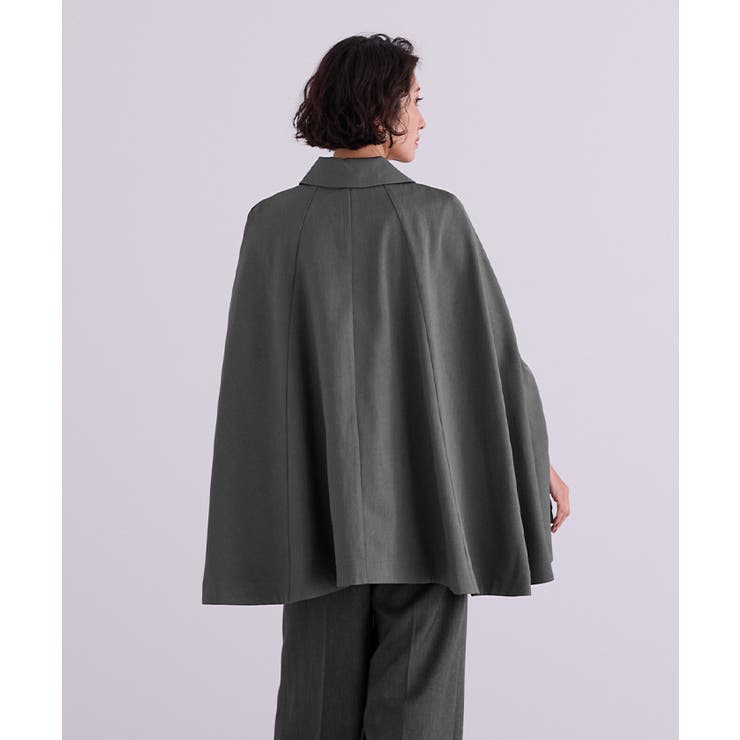 2wayベルト付ケープトレンチコート/ジレ【UR’S ユアーズ】 | titivate | 詳細画像13 